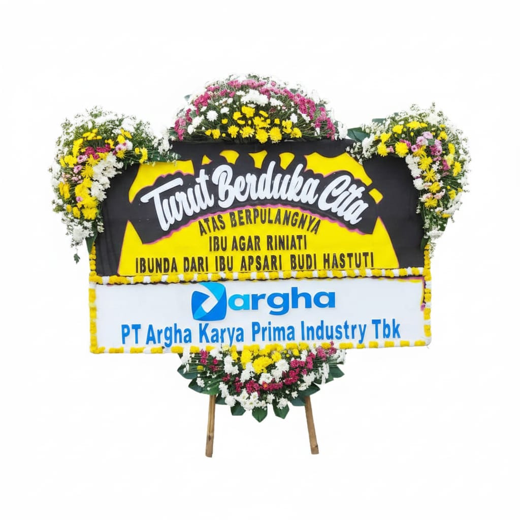 Papan Bunga Duka Cita Mahkota Florist 3