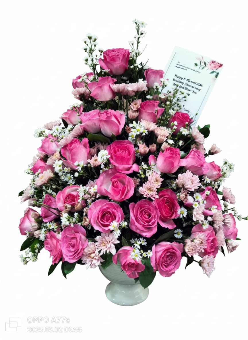 Rangkaian Bunga Meja Mahkota Florist Bogor 4